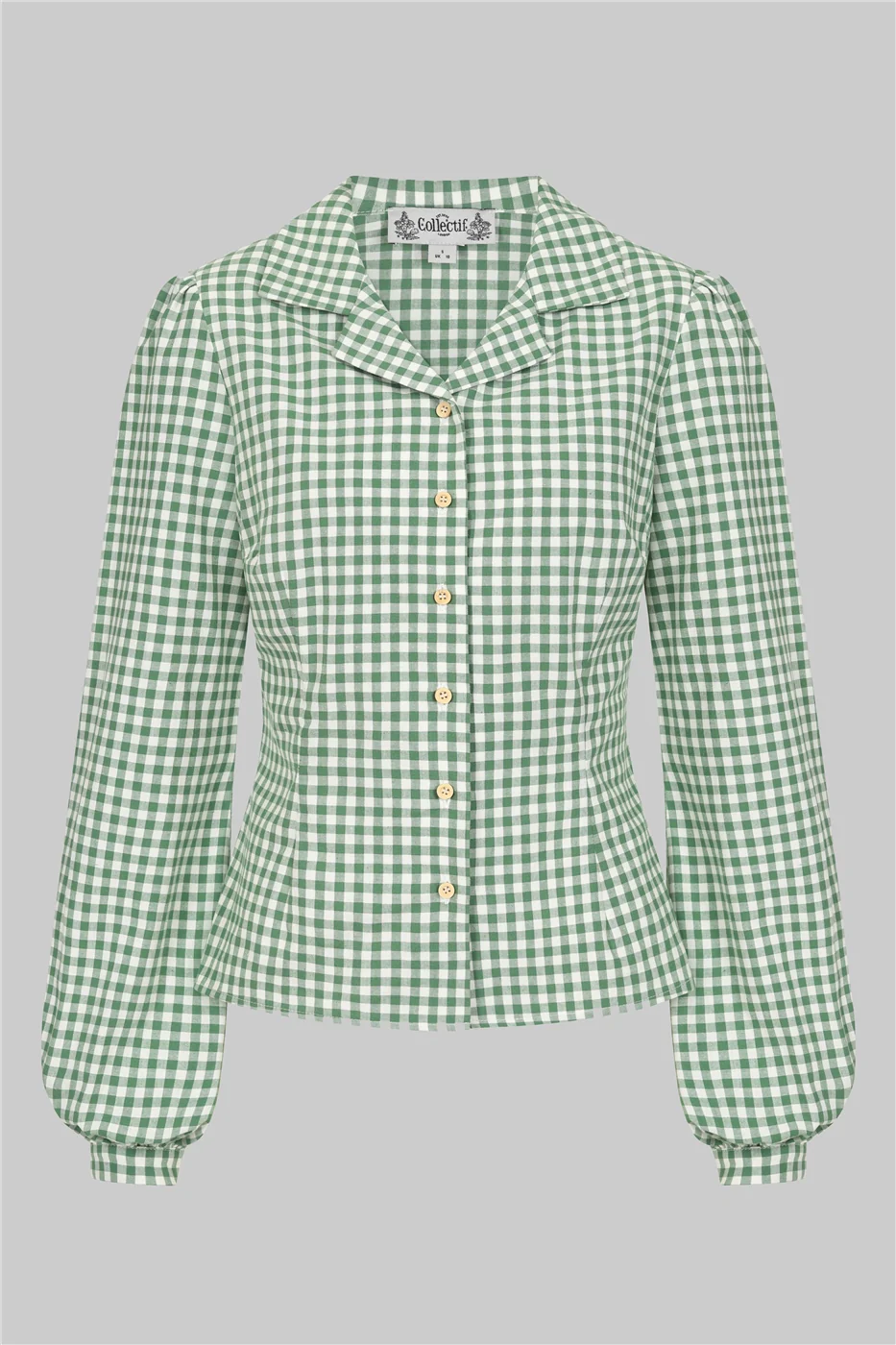 Jerry Gingham Blouse
