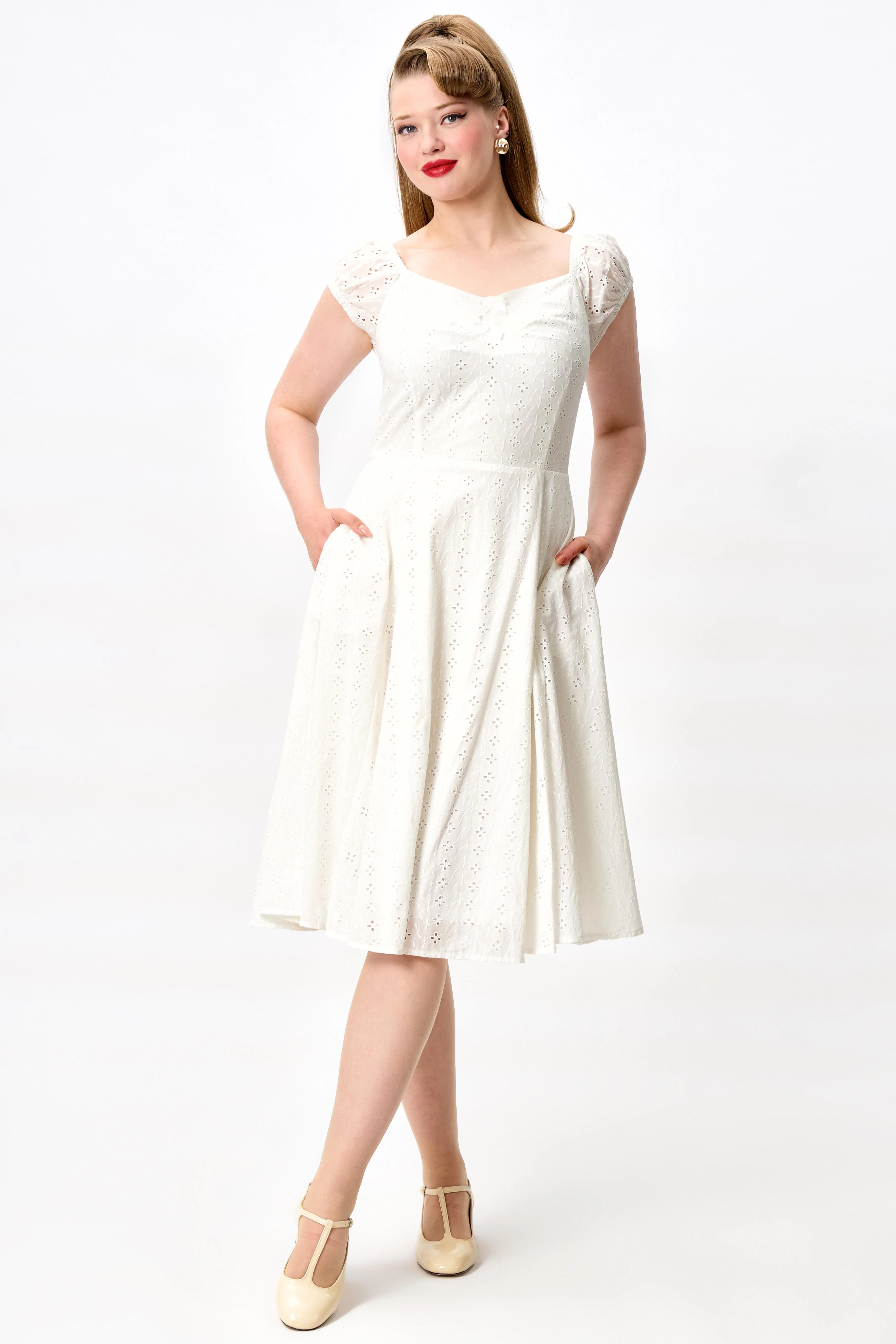 Dolores Broderie Anglaise Doll Dress