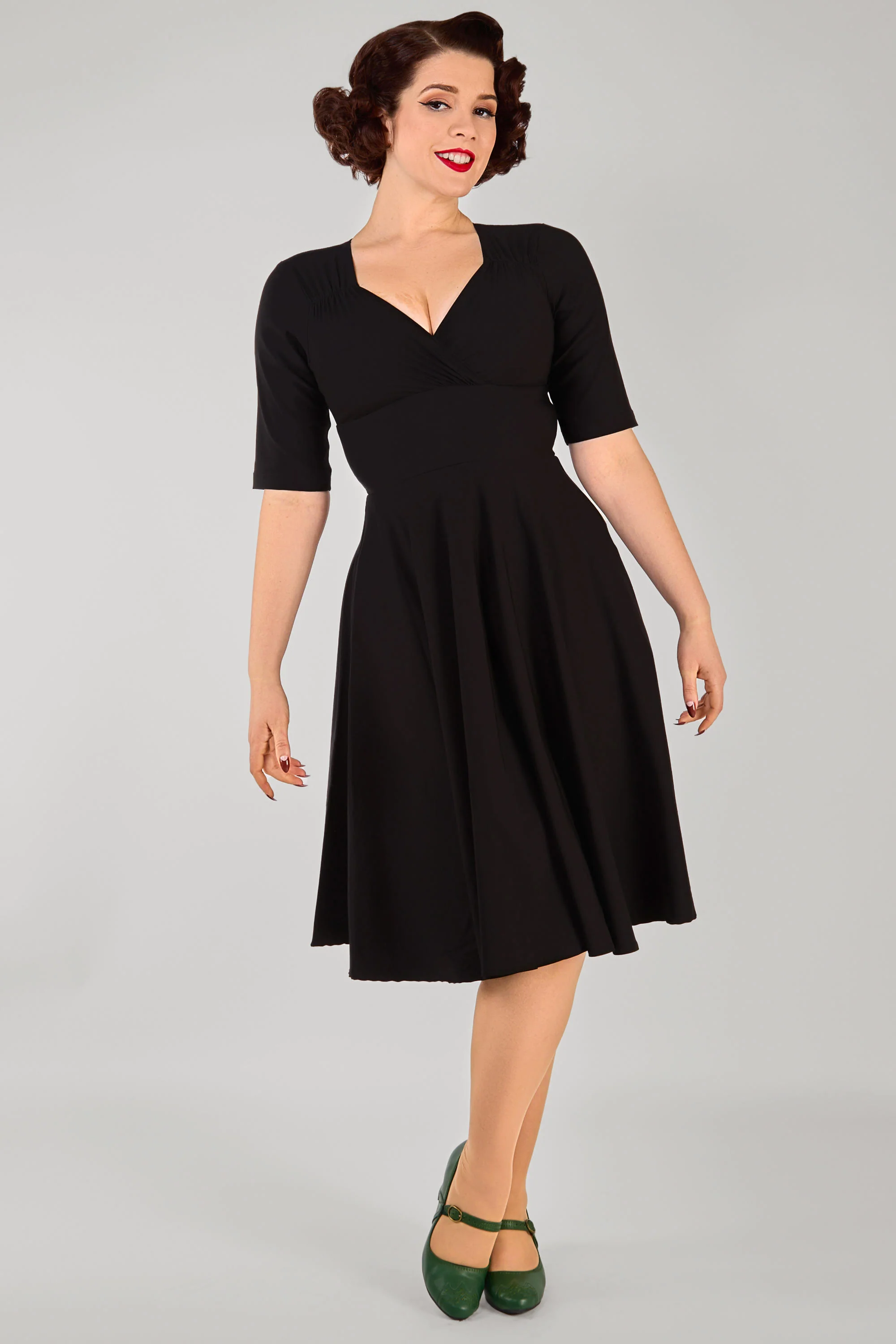 Trixie Black Swing Dress