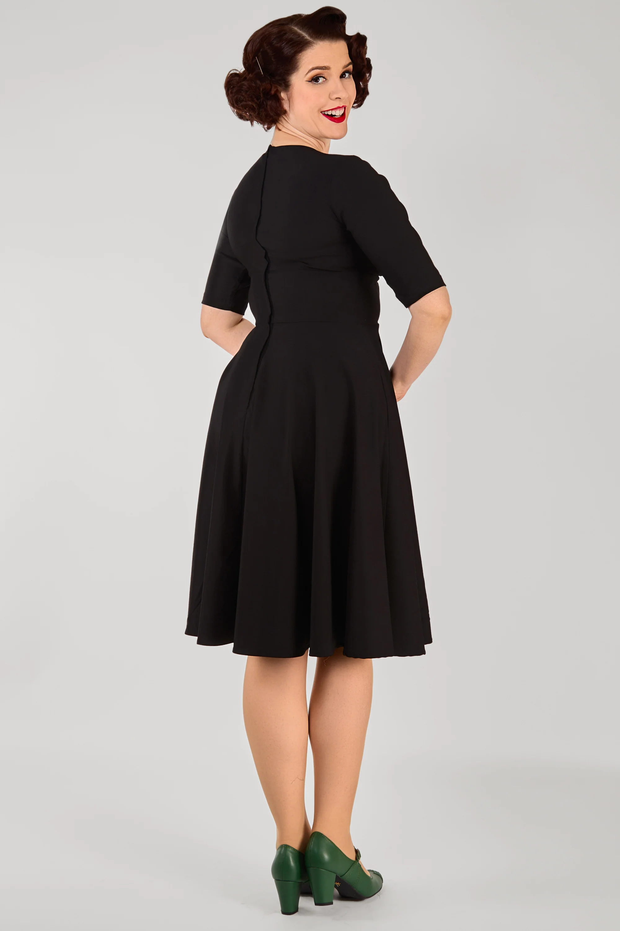 Trixie Black Swing Dress