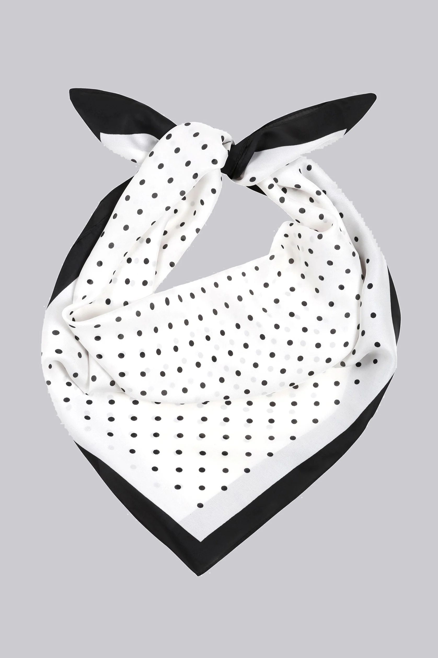 Ophelia Square Mini Polka Scarf