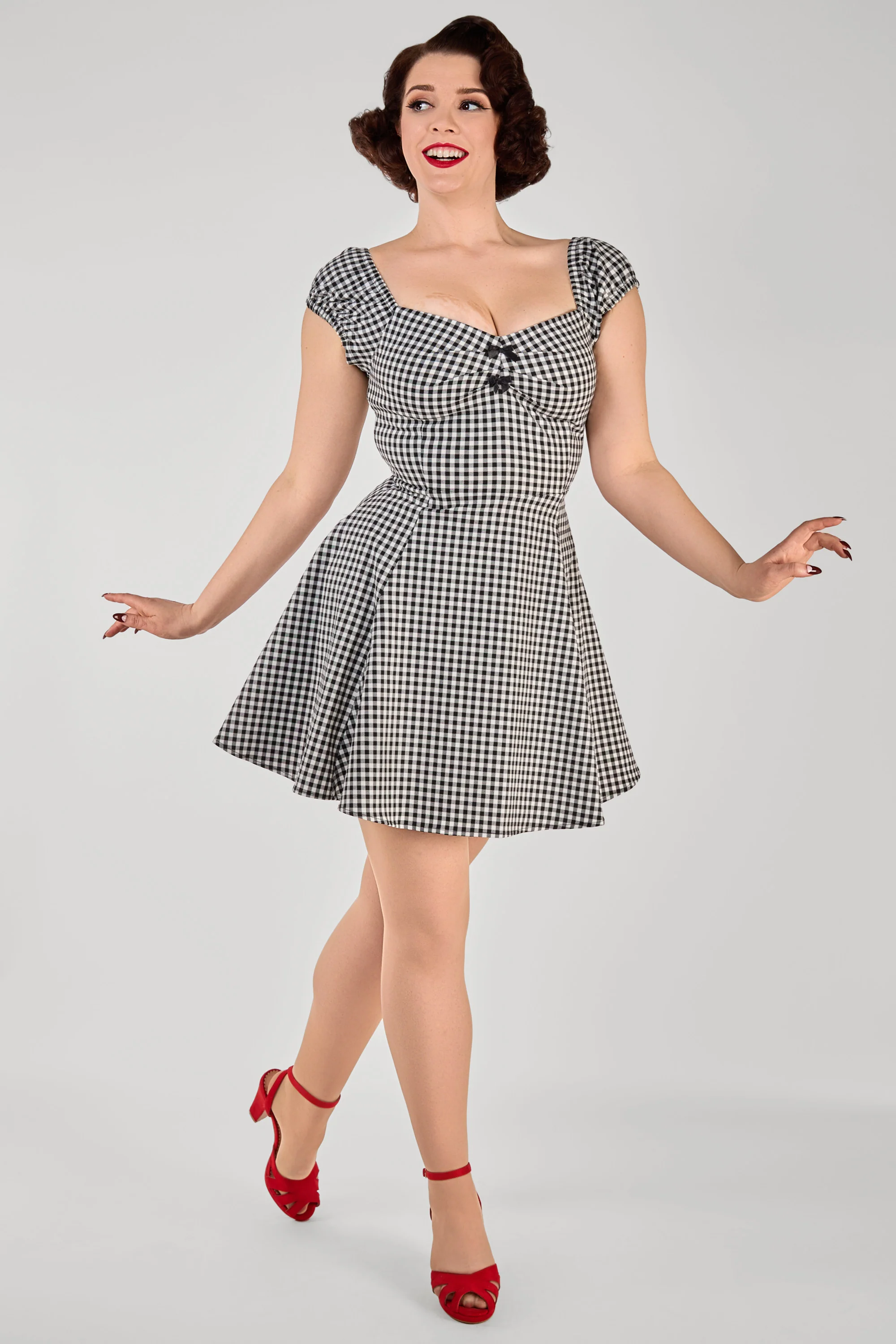 Dolores Gingham Mini Dress