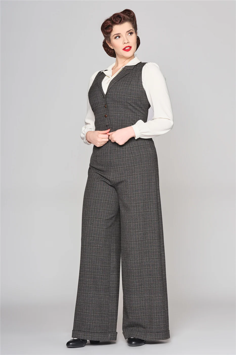 Gerilynn Heritage Check Trousers