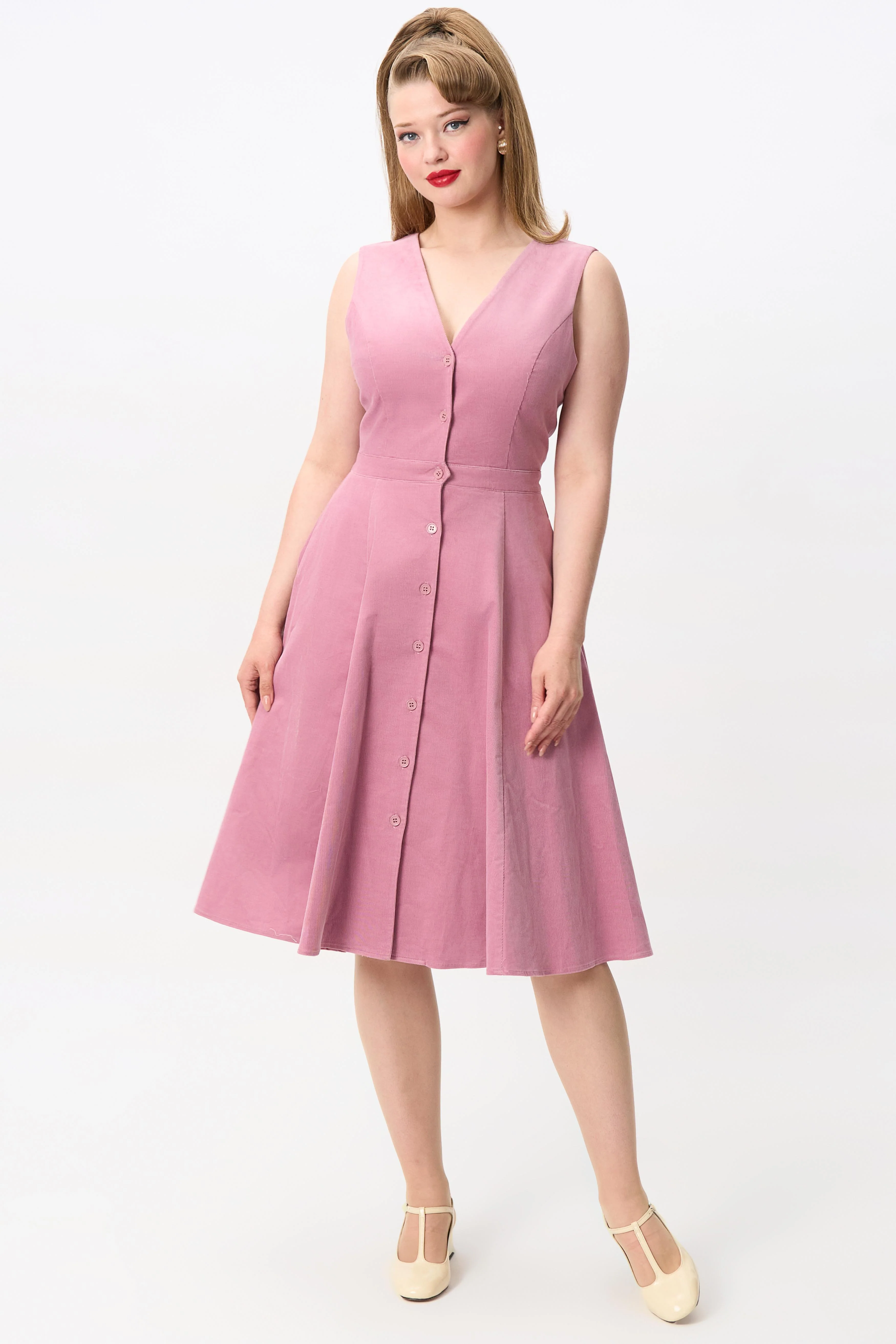 Stella Corduroy Pinafore Dress