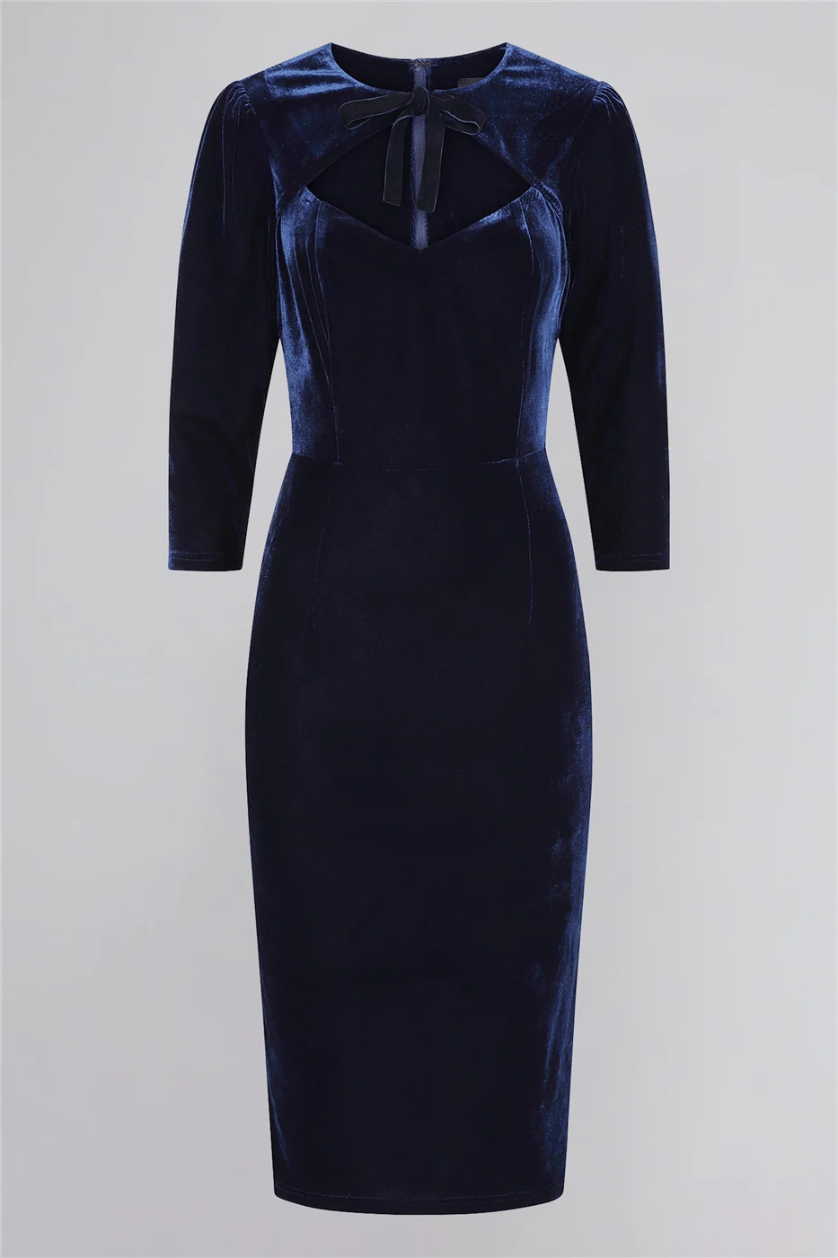 Ancilla Velvet Pencil Dress