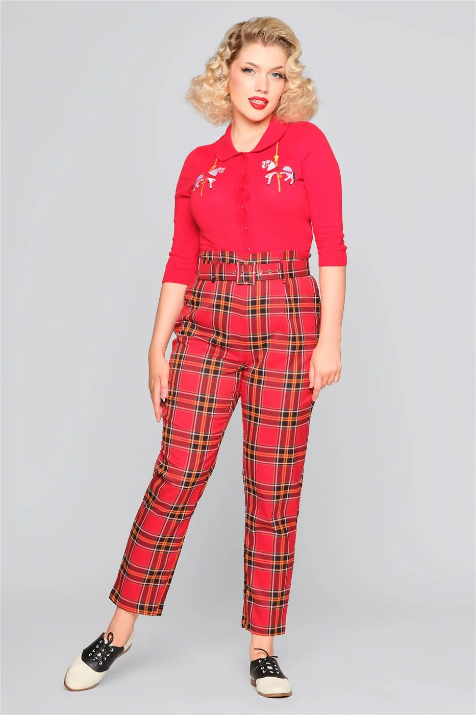Thea Berry Check Trousers