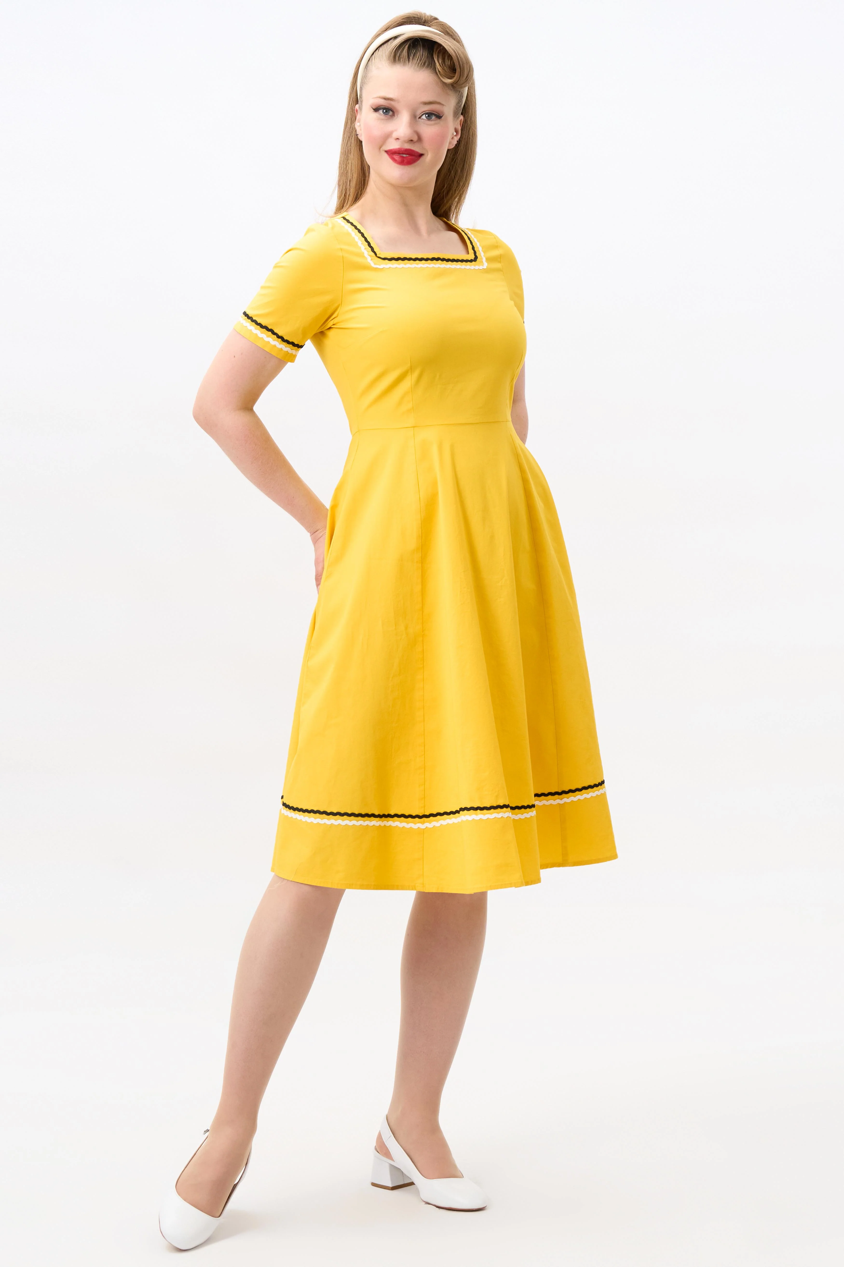Tilda Rick Rack Flared Dress