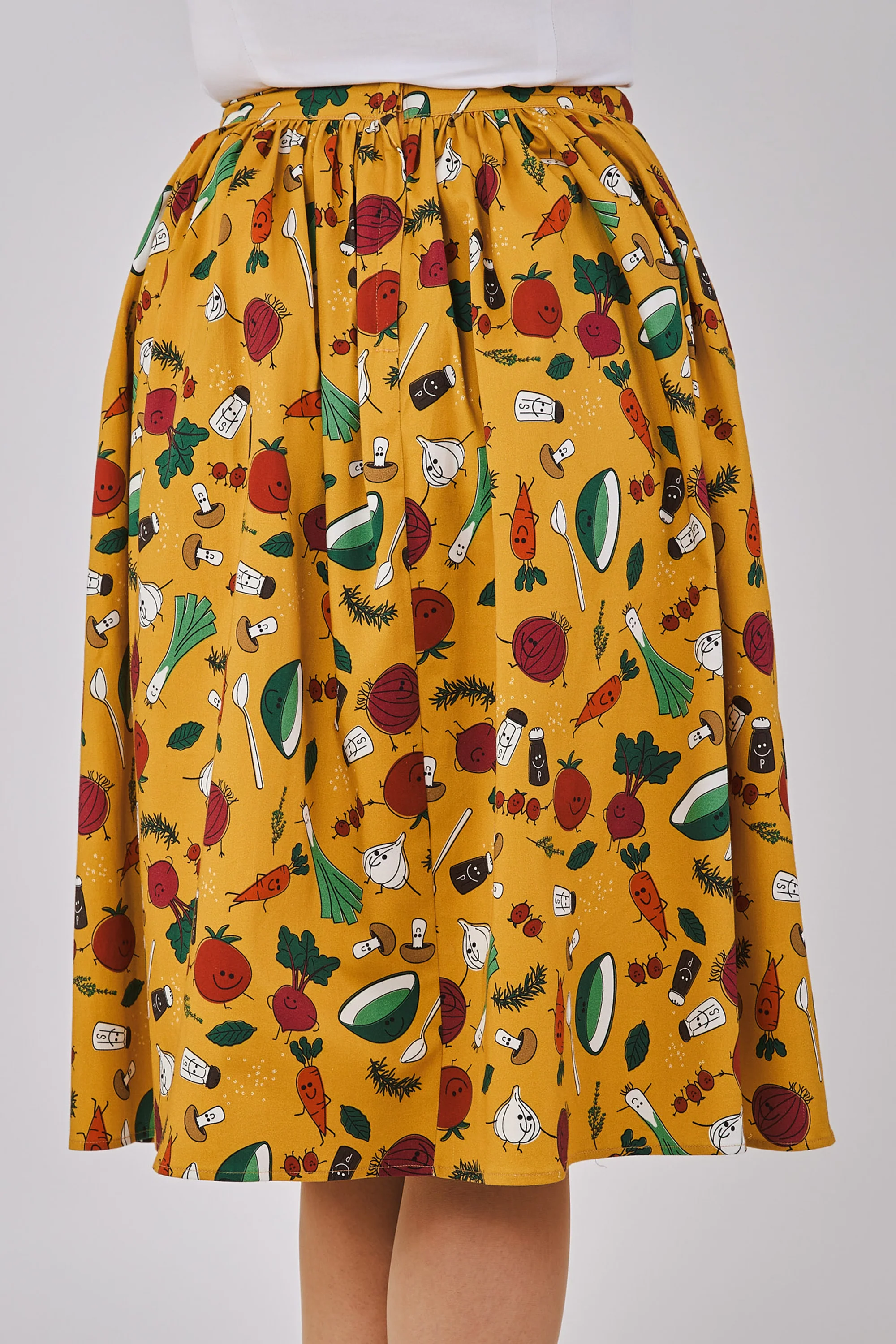 Jasmine Veggie Party Swing Skirt